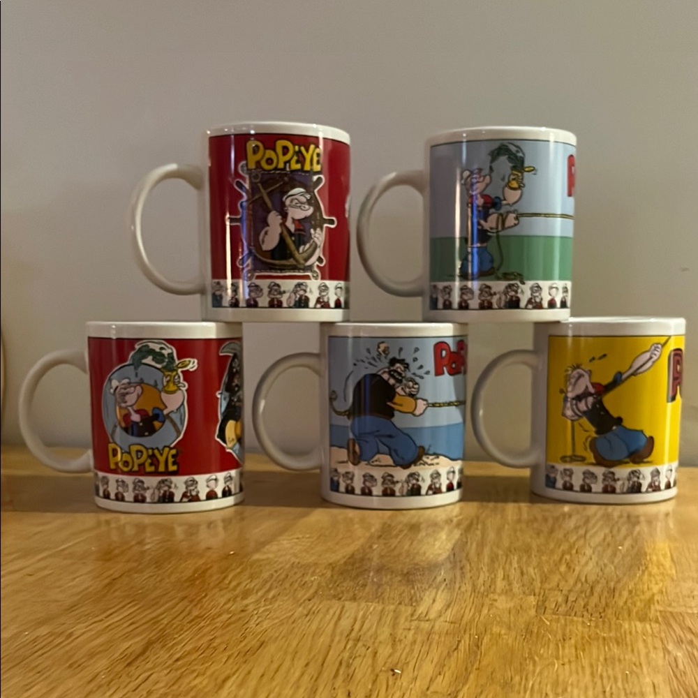 Popeye Mug Set - Picture 3 of 5